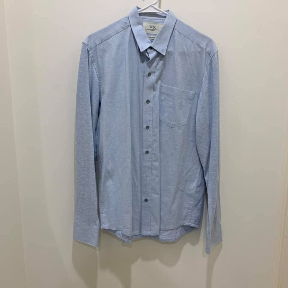 Blue Button Down